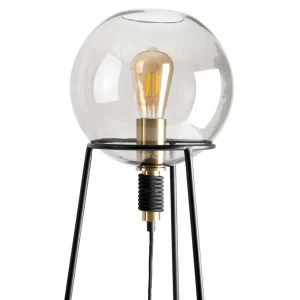 Shop Näve Lampe à poser Stelo avec abat-jour sphère de verre