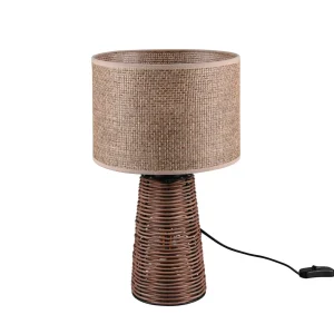 Online Reality Leuchten Lampe à poser Straw en rotin