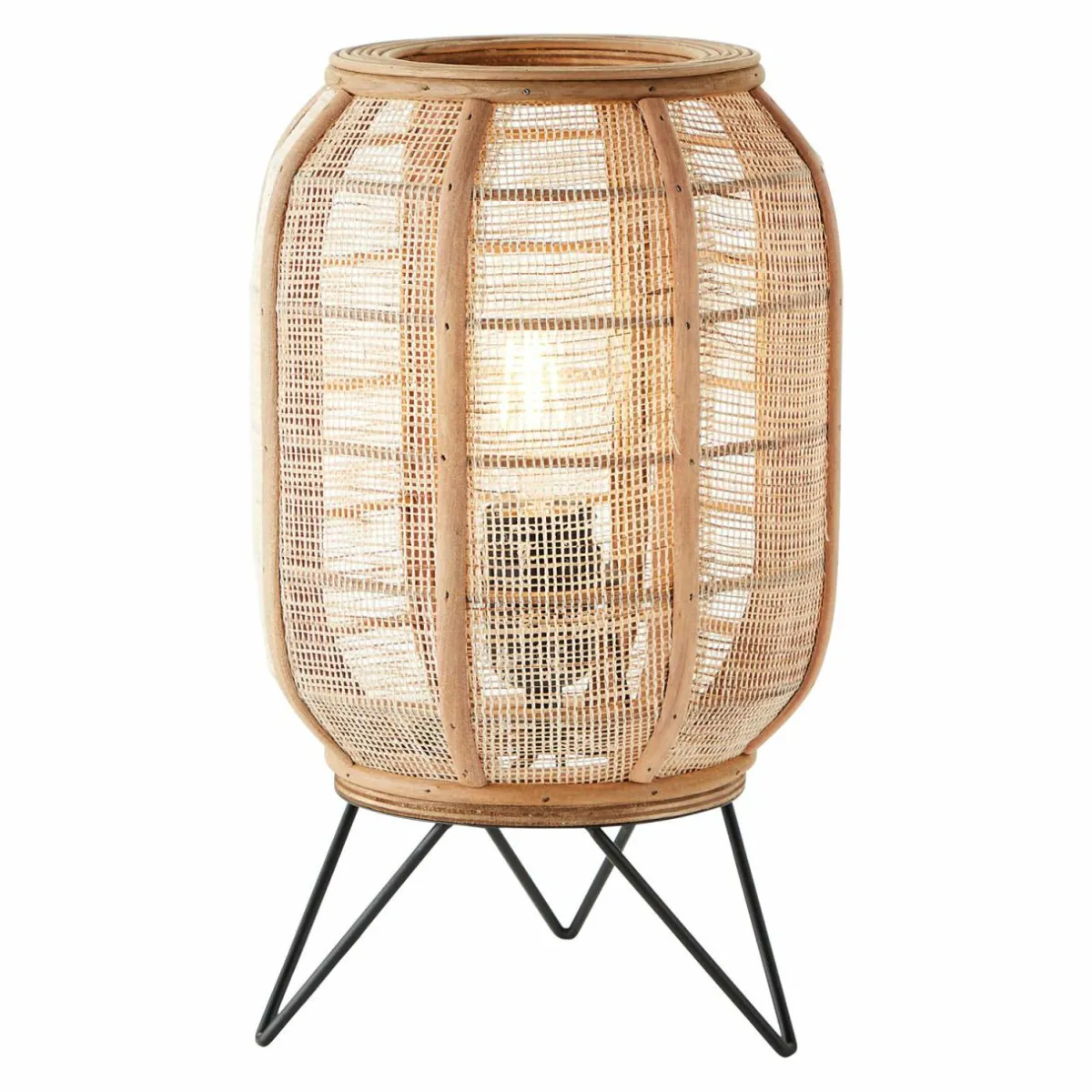 lampe__poser_tanah_avec_bambou_0.webp Clearance Brilliant Lampe à poser Tanah avec bambou
