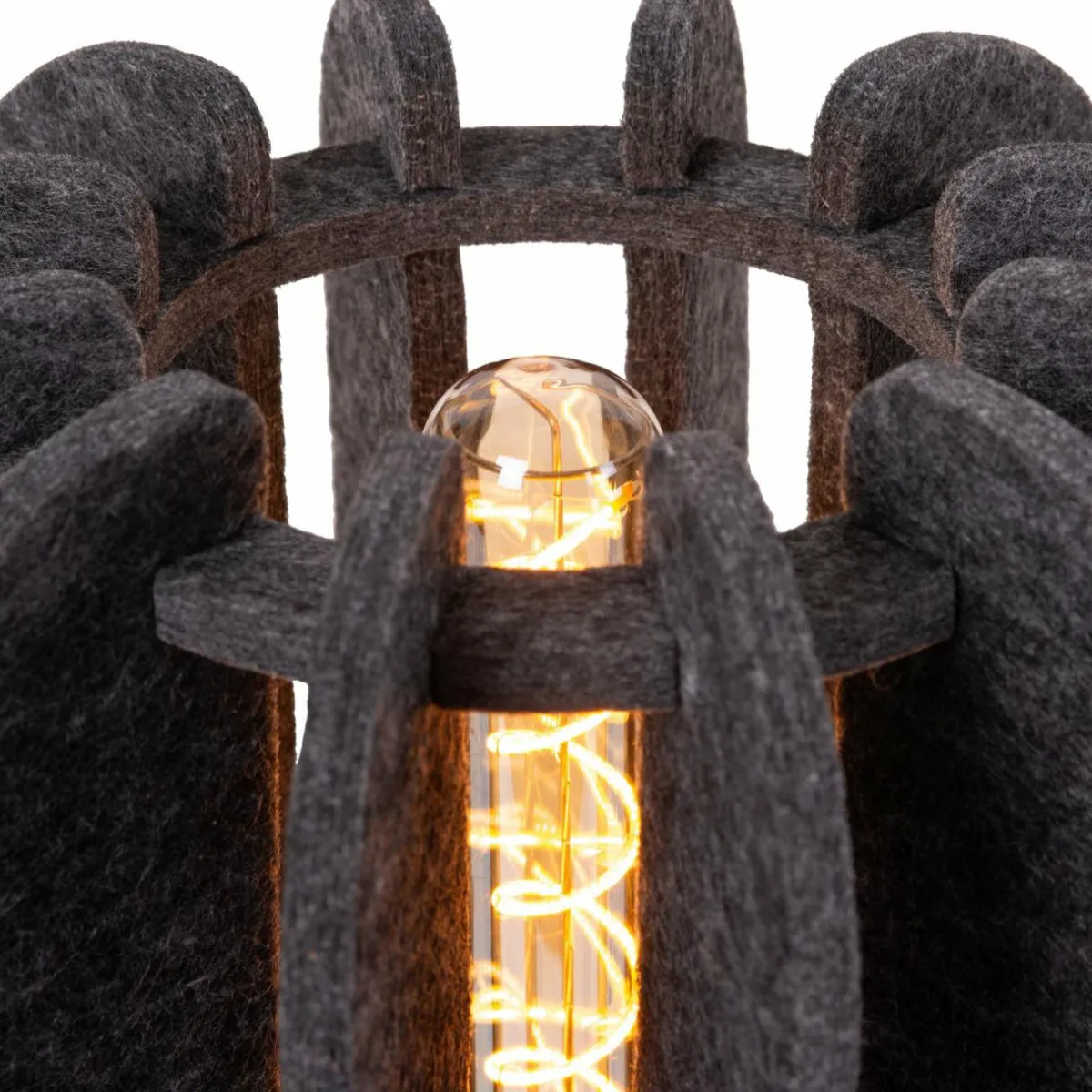 lampe__poser_textile_rafal___cm_gris_e_0.webp Clearance Lucide Lampe à poser textile Rafal, Ø 23 cm, gris, E27