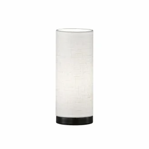 Cheap FISCHER & HONSEL Lampe à poser Thor, hauteur 25 cm, blanche/noire
