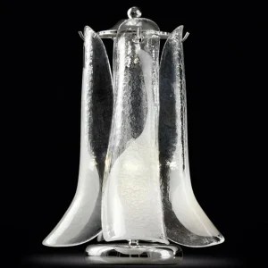 Discount Novaresi Lampe à poser Tulipani en verre de Murano