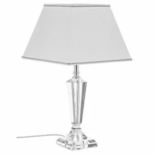 Clearance ORION Lampe à poser Veronique, pied étroit, blanc/chromé