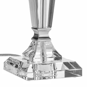 Clearance ORION Lampe à poser Veronique, pied étroit, blanc/chromé
