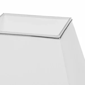 Clearance ORION Lampe à poser Veronique, pied étroit, blanc/chromé
