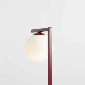 Cheap ALDEX Lampe à poser Zac, opale/bordeaux, à 1 lampe