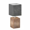 Hot FISCHER & HONSEL Lampe de table Bronco avec abat-jour en lin hauteur 35 cm