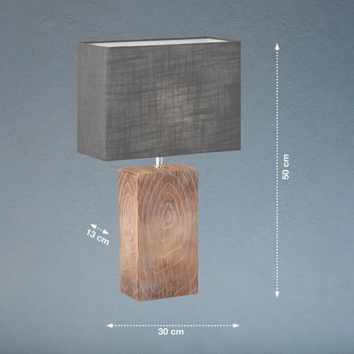 lampe_de_table_bronco_avec_abatjour_en_lin_hauteur__cm_1.webp Cheap FISCHER & HONSEL Lampe de table Bronco avec abat-jour en lin hauteur 50 cm