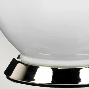 Online Elstead Lampe de table en tissu Isla nickel poli/bleu