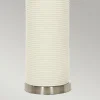 Best Sale Elstead Lampe de table en tissu Ripple blanche/noire
