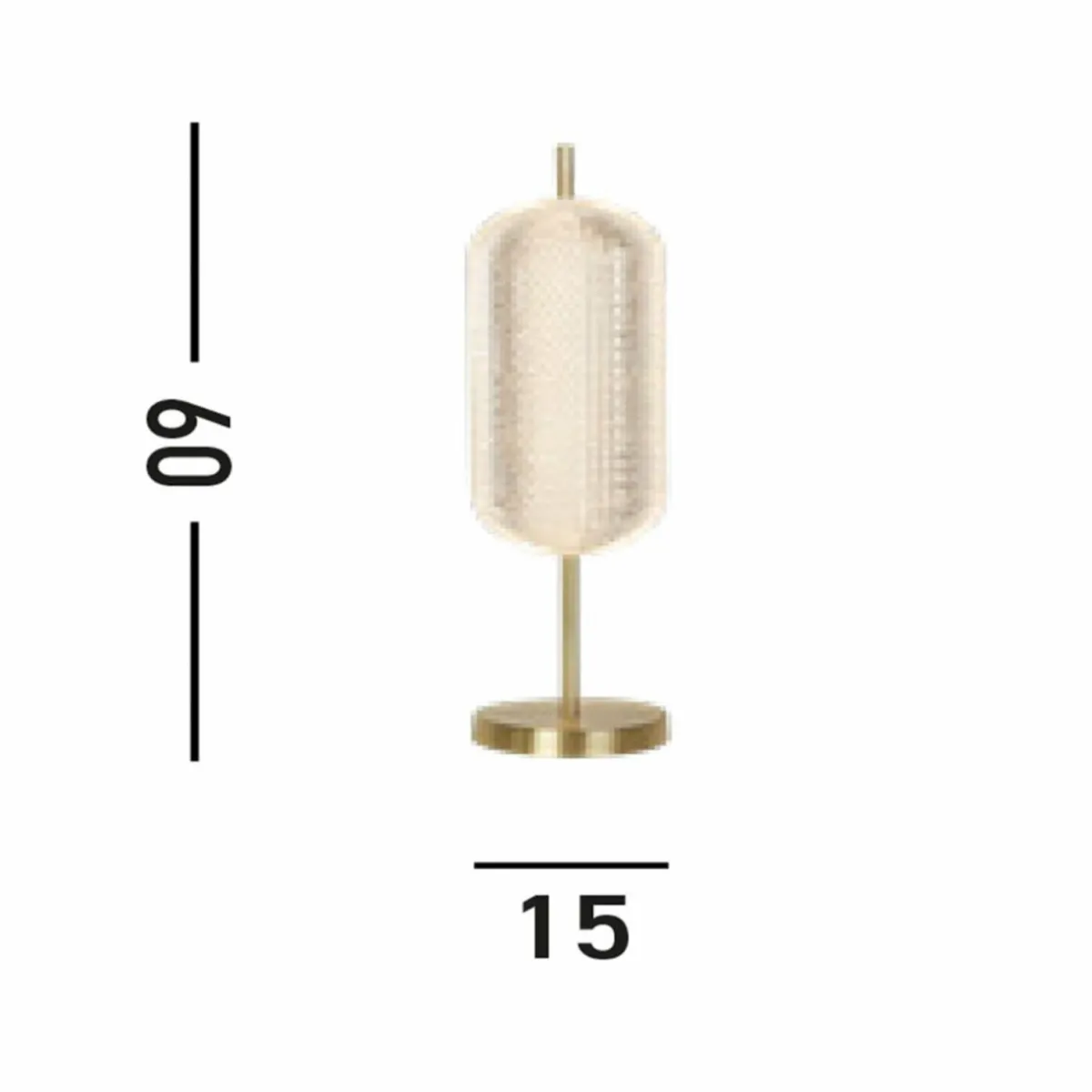 lampe_de_table_led_capsule_laiton_fer_acrylique_0.webp Cheap Searchlight Lampe de table LED Capsule, laiton, fer, acrylique