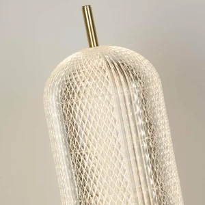 Cheap Searchlight Lampe de table LED Capsule, laiton, fer, acrylique
