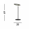 Store Searchlight Lampe de table LED Space, noir, métal