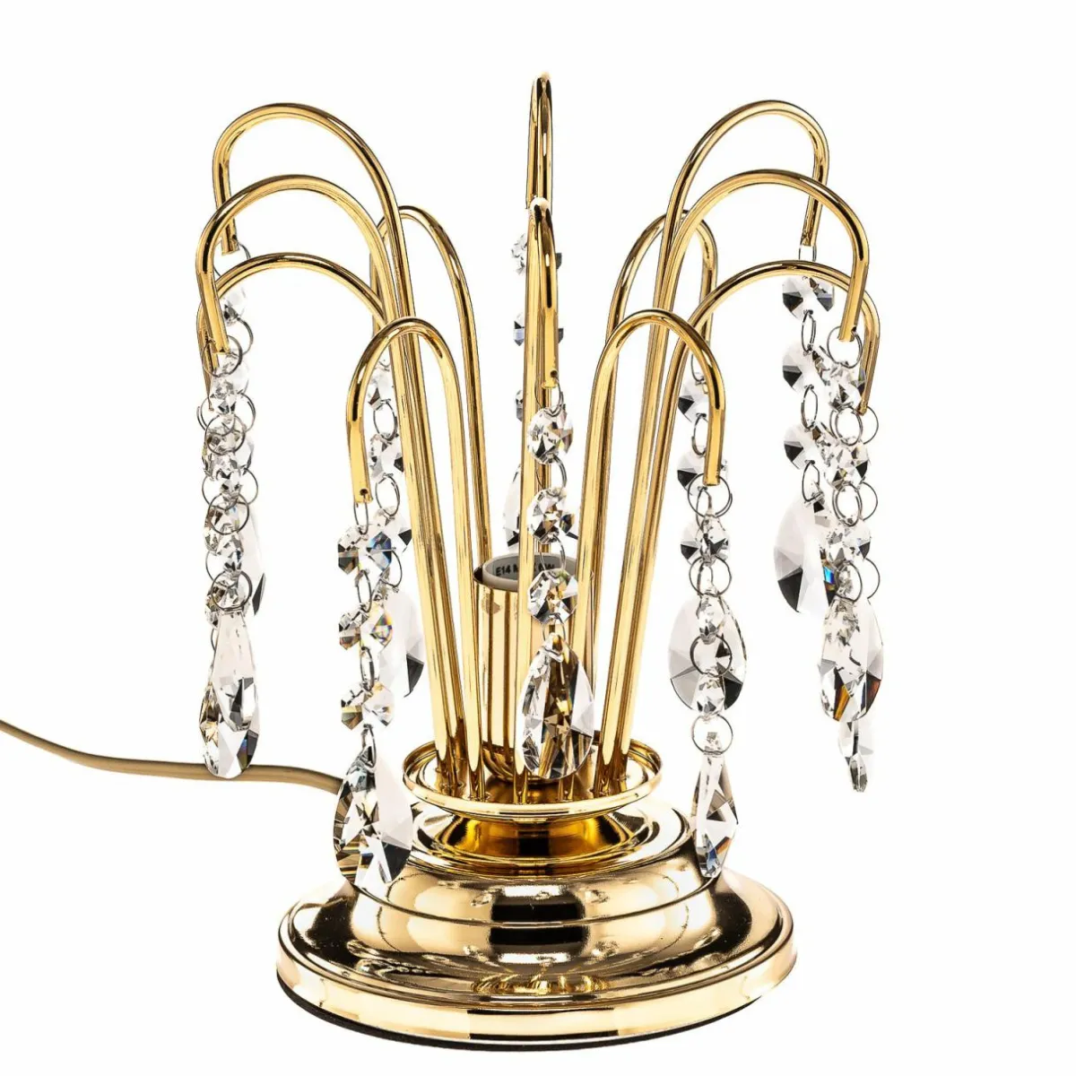 lampe_de_table_pioggia_avec_pluie_de_cristaux_cm_or_1.webp Store ONLI Lampe de table Pioggia avec pluie de cristaux, 26cm, or