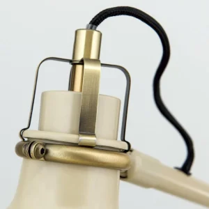 Hot ORION Lampe de table Schiller, kaki, métal, hauteur 59 cm, réglable