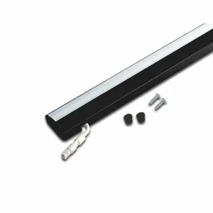 Online Hera Lampe sous meuble LED ModuLite F, noir, 120 cm, 3.000 K Alu