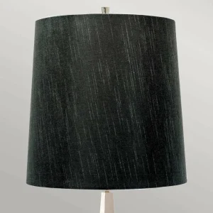 Discount Elstead Lampe sur pied Ascent, nickel poli, abat-jour noir