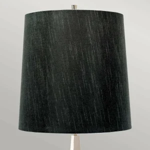 Discount Elstead Lampe sur pied Ascent, nickel poli, abat-jour noir