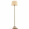 Best ONLI Lampe sur pied Corda avec abat-jour en tissu et corde épaisse