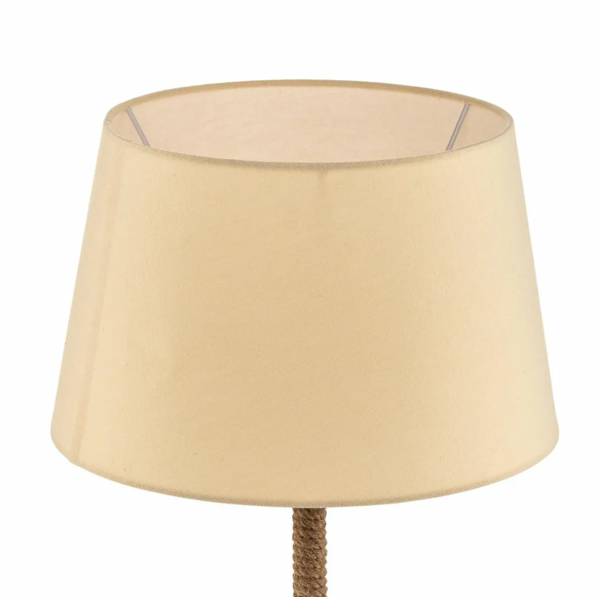 Best ONLI Lampe sur pied Corda avec abat-jour en tissu et corde épaisse