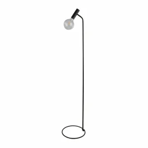 Flash Sale Searchlight Lampe sur pied Dulwich, intensité variable, noir, métal, 152 cm, E27