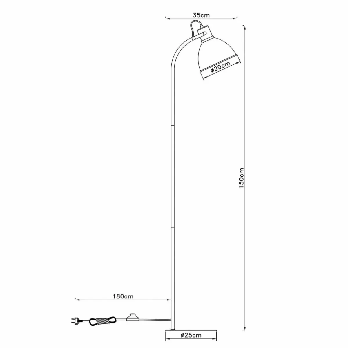 lampe_sur_pied_erena_tte_pivotante_vert_clair_1.webp Cheap Brilliant Lampe sur pied Erena, tête pivotante, vert clair