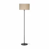 Store EGLO Lampe sur pied Feniglia abat-jour en lin naturel
