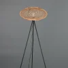 Hot Trio Lighting Lampe sur pied Hedda en sisal et métal