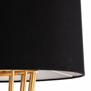 Fashion Avonni Lampe sur pied HLM-9073-1BSA en doré et noir