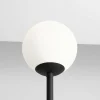 Outlet ALDEX Lampe sur pied Joel métal et verre, noire/blanche