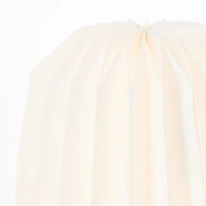 Store Brilliant Lampe sur pied June avec abat-jour en carton, blanc
