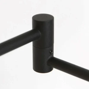 Store Steinhauer Lampe sur pied LED rechargeable Soleil, noir, métal, variateur d'intensité