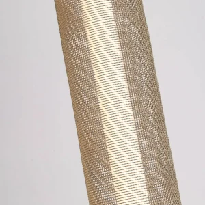 Outlet Searchlight Lampe sur pied LED Thread, doré, intensité variable sur 3 niveaux, acier