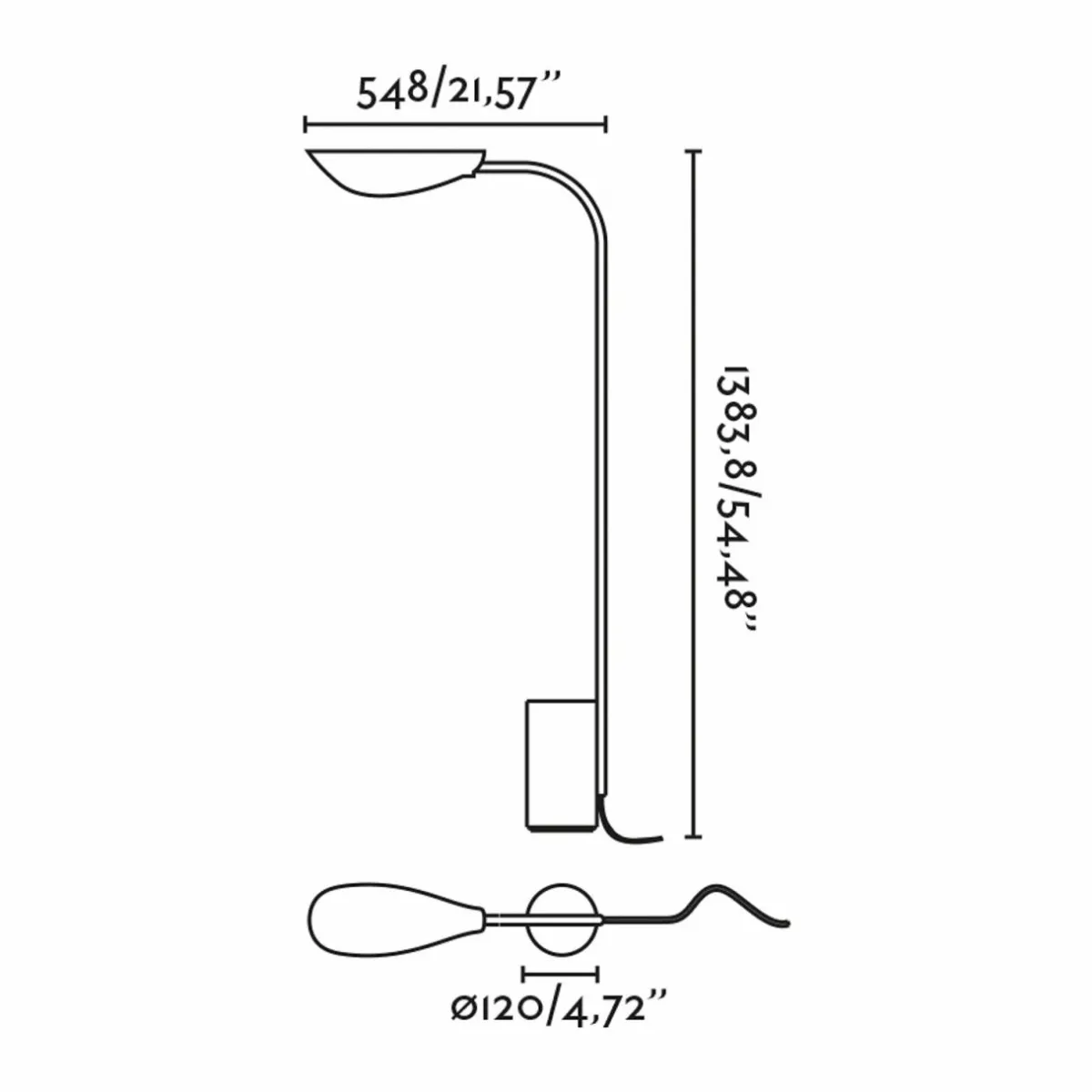 lampe_sur_pied_liggera_noir_acier_hauteur__cm_0.webp Sale FARO BARCELONA Lampe sur pied Liggera, noir, acier, hauteur 138,3 cm