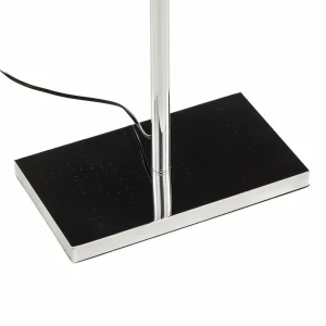 Sale ONLI Lampe sur pied Makani, chrome, décor coquillage