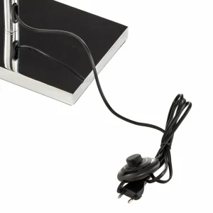Sale ONLI Lampe sur pied Makani, chrome, décor coquillage