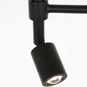 Discount Steinhauer Lampe sur pied Stang, liseuse LED, tressage noir/naturel