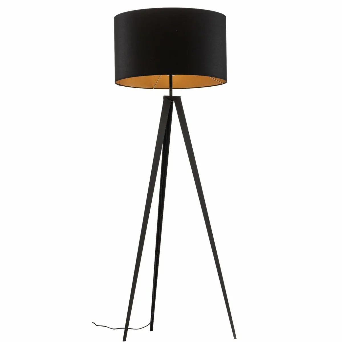lampe_sur_pied_tago_trpied_abatjour_noirdor_1.webp Cheap Domiluce Lampe sur pied Tago, trépied, abat-jour noir/doré
