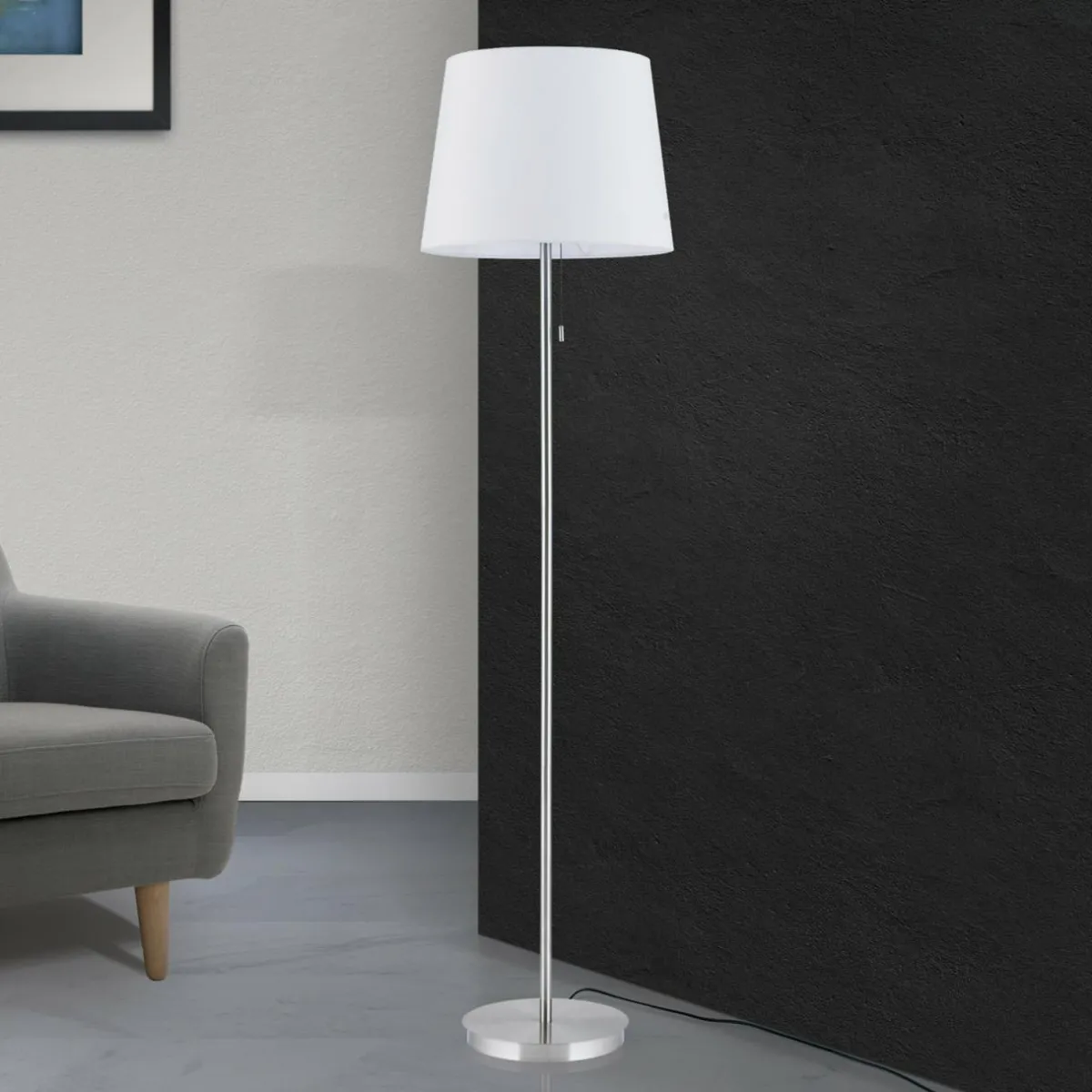 lampe_sur_pied_textile_ludwig_nickel_mat_0.webp Clearance ORION Lampe sur pied textile Ludwig, nickel mat