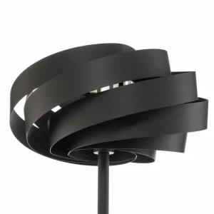 Best Sale Domiluce Lampe sur pied Vento, noir, métal, E27, Ø 40 cm