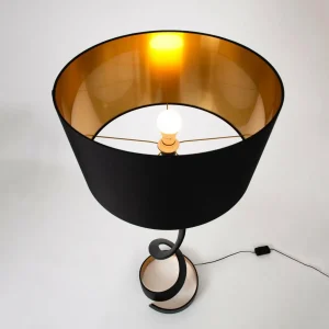 Cheap Holländer Lampe sur pied Vortice, noir/or, hauteur 157 cm, fer