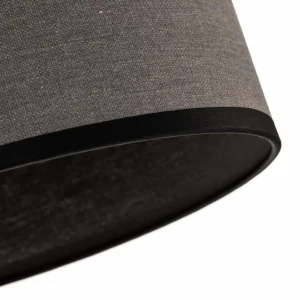 Best Sale Nowodvorski Lighting Lampe sur pied Zelda avec abat-jour textile rond gris