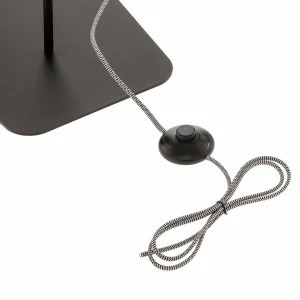 Best Sale Nowodvorski Lighting Lampe sur pied Zelda avec abat-jour textile rond gris