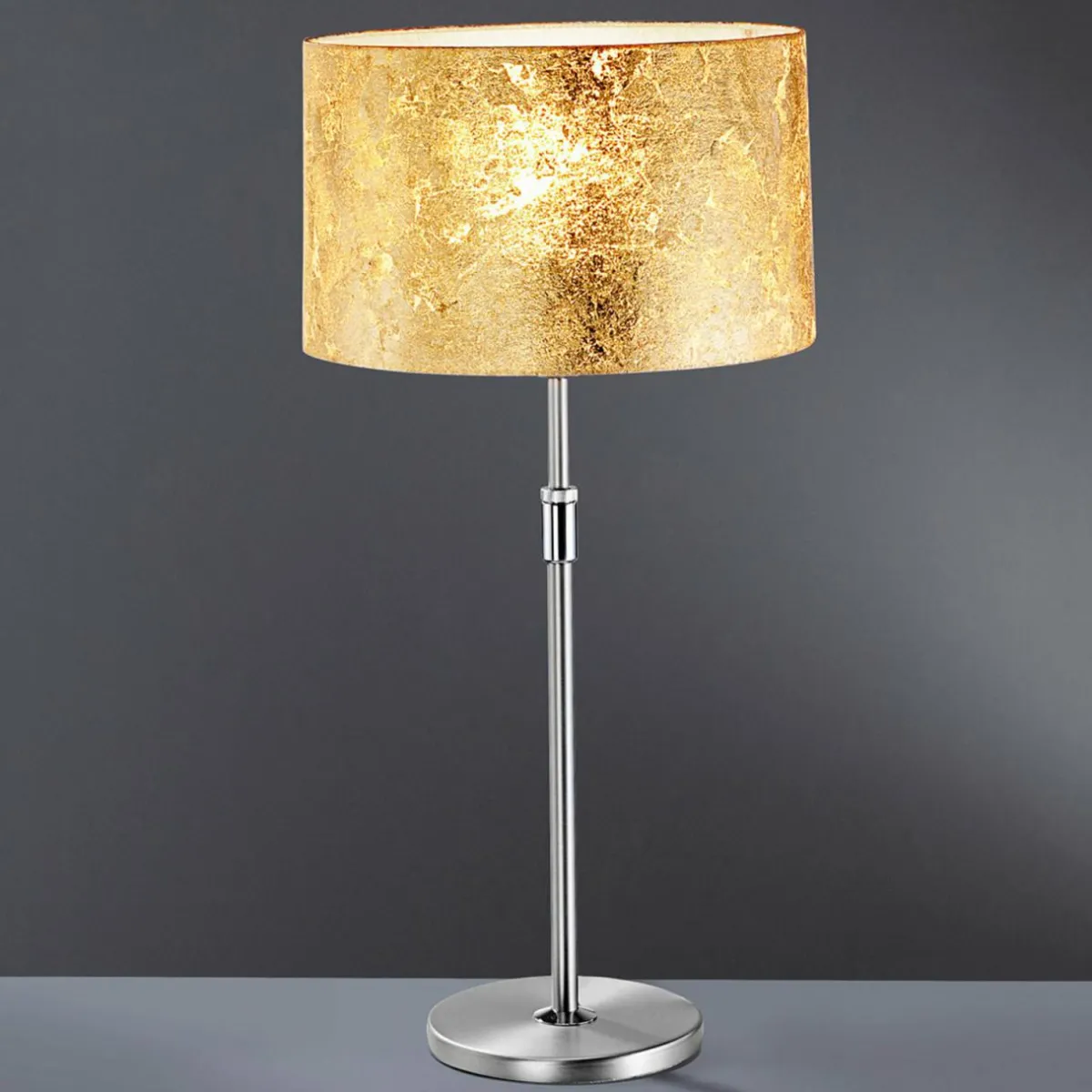 lampe_table_alea_loop_recouvert__la_feuille_dor_0.webp Discount Hufnagel Lampe table Alea Loop recouvert à la feuille d'or