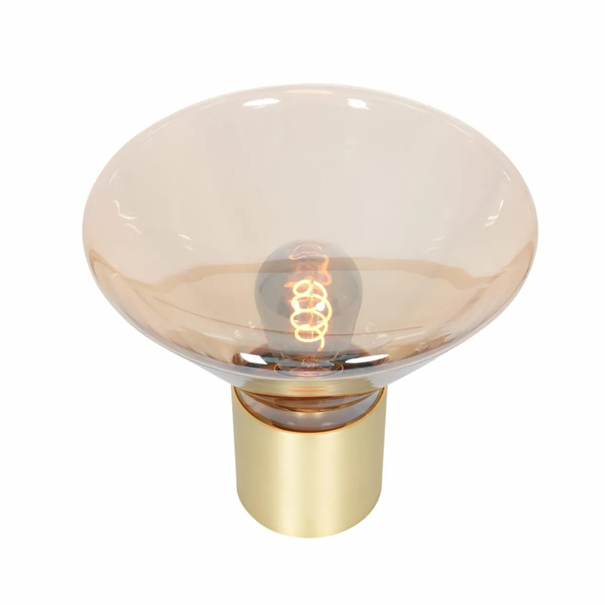 lampe_table_ambiance_abatjour_verre_laitonambre_2.webp Store Steinhauer Lampe table Ambiance abat-jour verre laiton/ambre
