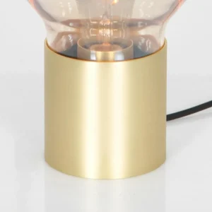 Store Steinhauer Lampe table Ambiance abat-jour verre laiton/ambre