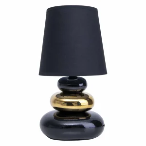 Flash Sale Näve Lampe table Stoney, pied céramique abat-jour tissu
