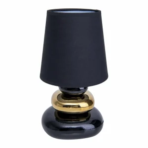 Flash Sale Näve Lampe table Stoney, pied céramique abat-jour tissu