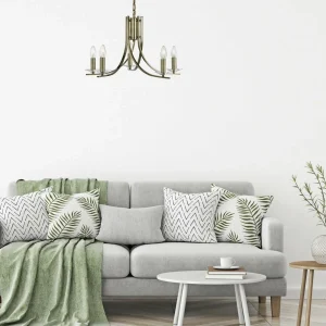 Sale Searchlight 5 lampes Suspension Ascona dans un style antique