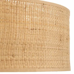 Sale Eko-Light Leano plafonnier beige rond, en rotin